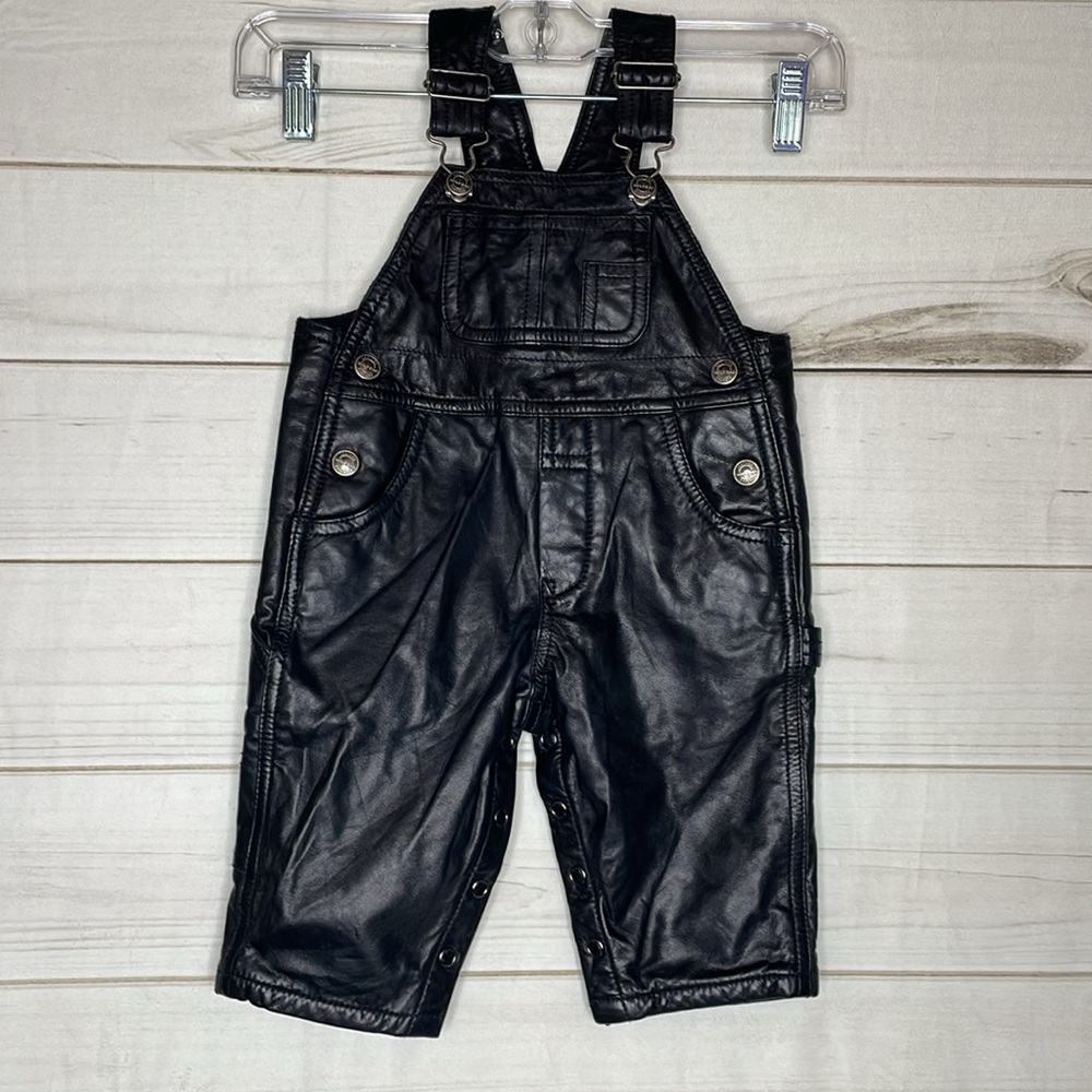 RARE Wilson’s Leather Baby Overalls Bibs Overalls